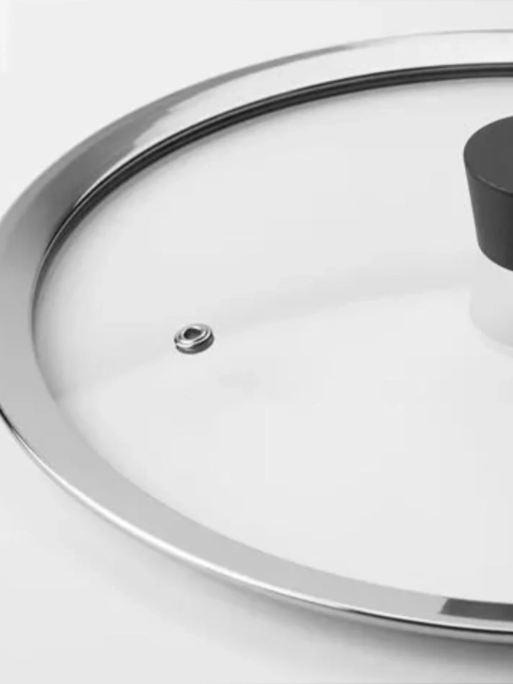 IKEA KLOCKREN Glass Lid Stainless Steel Rim w/ Knob 29cm 11 1/2 in